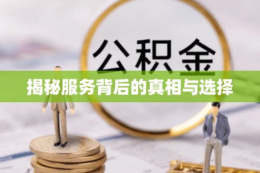 新邵揭秘服务背后的真相与选择