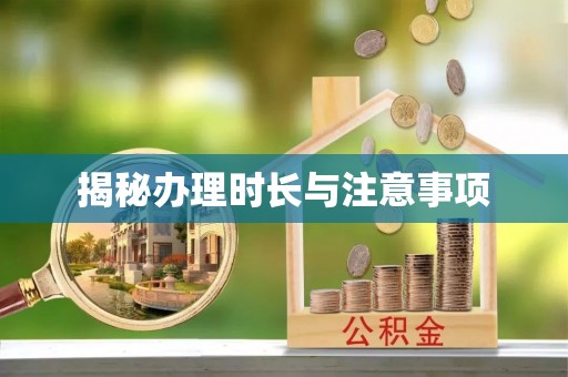 新邵揭秘办理时长与注意事项
