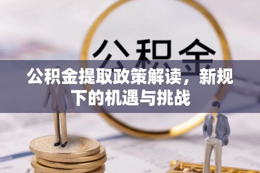 新邵公积金提取政策解读，新规下的机遇与挑战