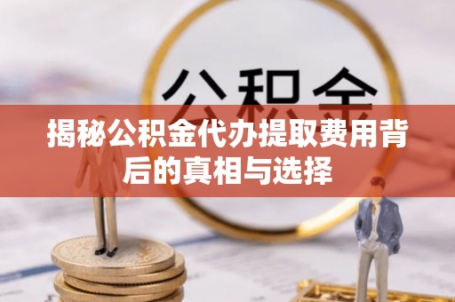 新邵揭秘公积金代办提取费用背后的真相与选择