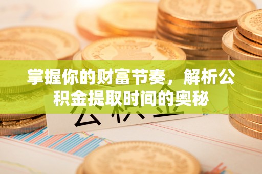 新邵掌握你的财富节奏，解析公积金提取时间的奥秘