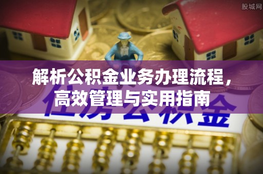 新邵解析公积金业务办理流程，高效管理与实用指南