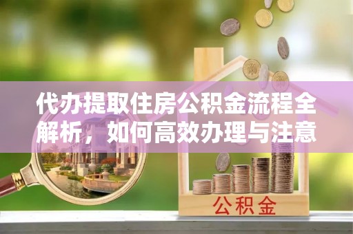 新邵代办提取住房公积金流程全解析，如何高效办理与注意事项