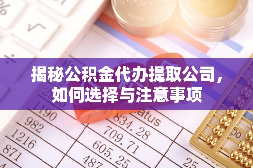 新邵揭秘公积金代办提取公司，如何选择与注意事项