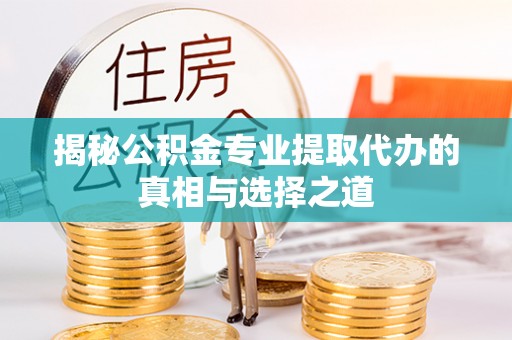 新邵揭秘公积金专业提取代办的真相与选择之道