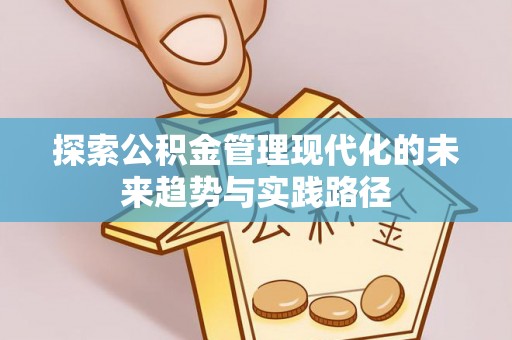 新邵探索公积金管理现代化的未来趋势与实践路径