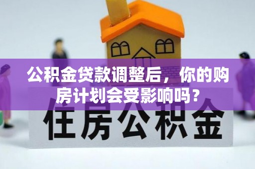 新邵公积金贷款调整后，你的购房计划会受影响吗？