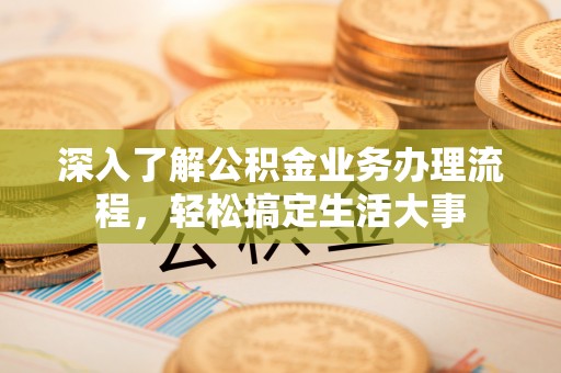 新邵深入了解公积金业务办理流程，轻松搞定生活大事
