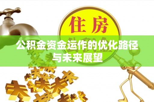 新邵公积金资金运作的优化路径与未来展望