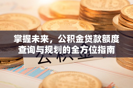 新邵掌握未来，公积金贷款额度查询与规划的全方位指南