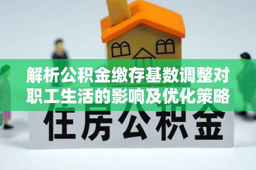 新邵解析公积金缴存基数调整对职工生活的影响及优化策略