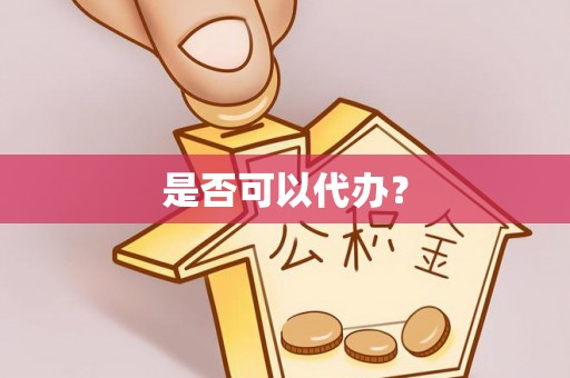 新邵是否可以代办？