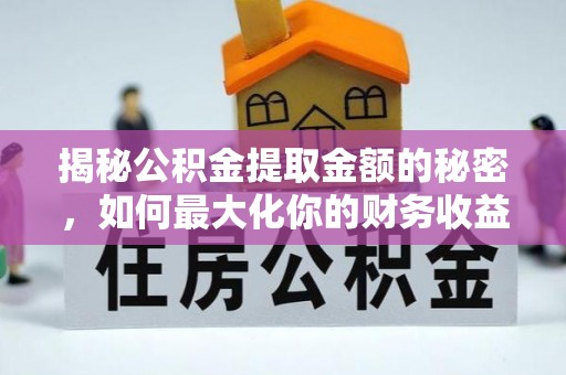 新邵揭秘公积金提取金额的秘密，如何最大化你的财务收益