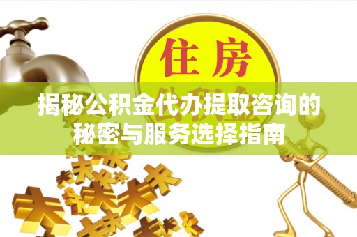 新邵揭秘公积金代办提取咨询的秘密与服务选择指南