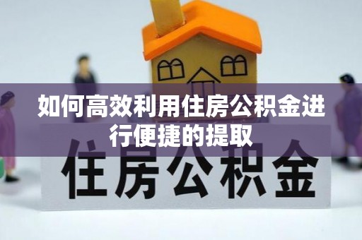 新邵如何高效利用住房公积金进行便捷的提取
