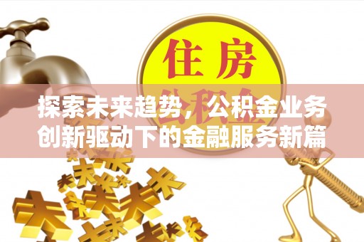 新邵探索未来趋势，公积金业务创新驱动下的金融服务新篇章