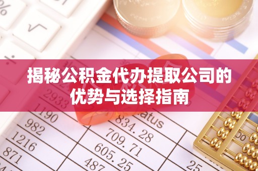 新邵揭秘公积金代办提取公司的优势与选择指南