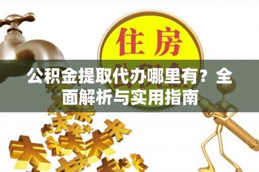 新邵公积金提取代办哪里有？全面解析与实用指南