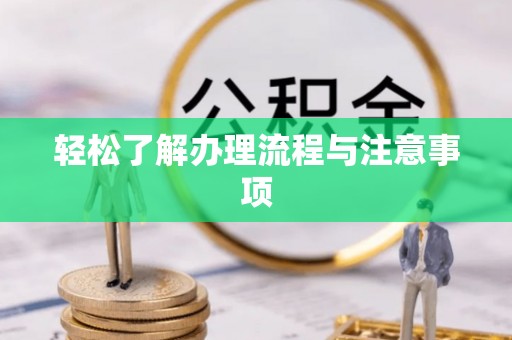 新邵轻松了解办理流程与注意事项