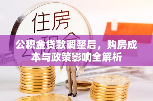 新邵公积金贷款调整后，购房成本与政策影响全解析
