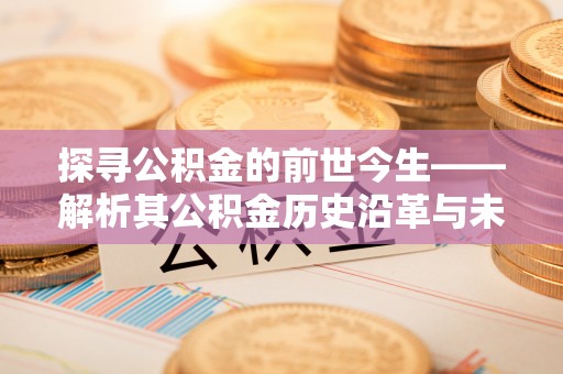 新邵探寻公积金的前世今生——解析其公积金历史沿革与未来方向