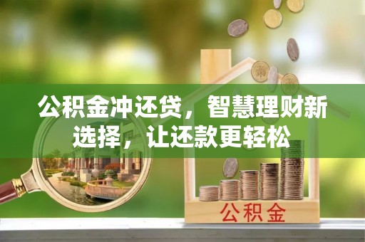 新邵公积金冲还贷，智慧理财新选择，让还款更轻松